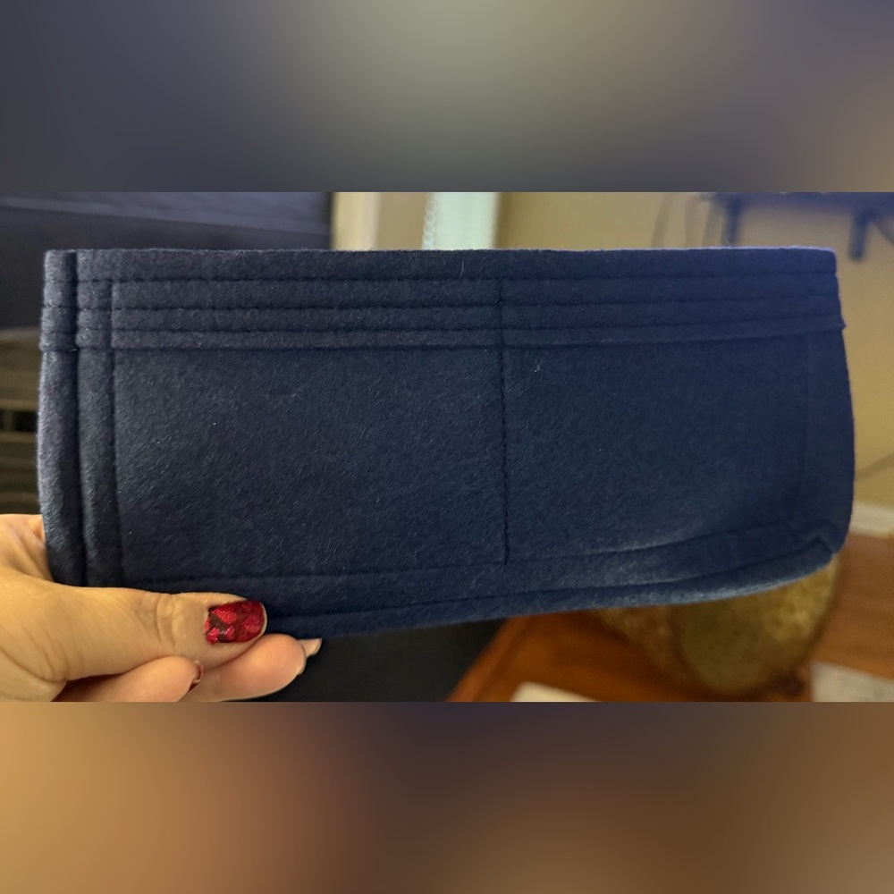 Navy Blue coach tabby 26 purse insert